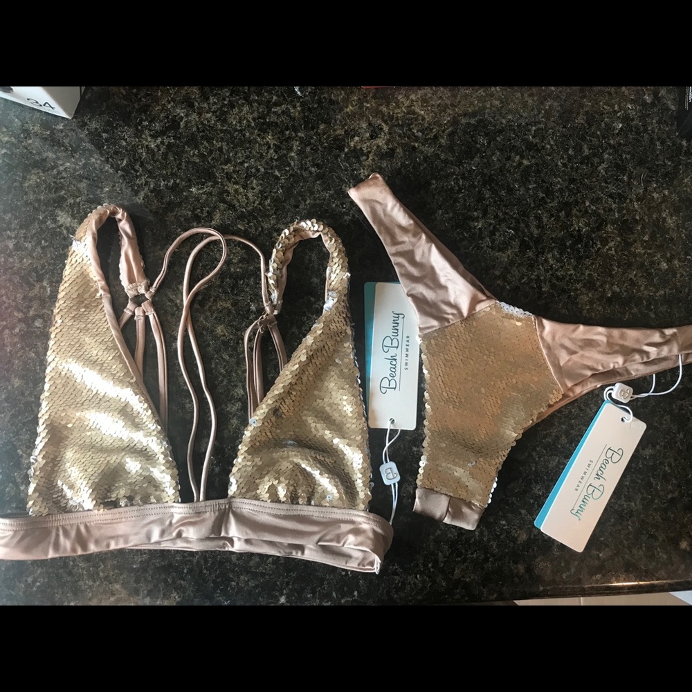 Beach Bunny Sequin Bikini Set